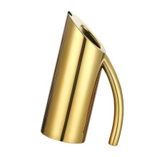 Straight Body Stainless Steel Jugs Large Mouth for Easy-Gold 1L
