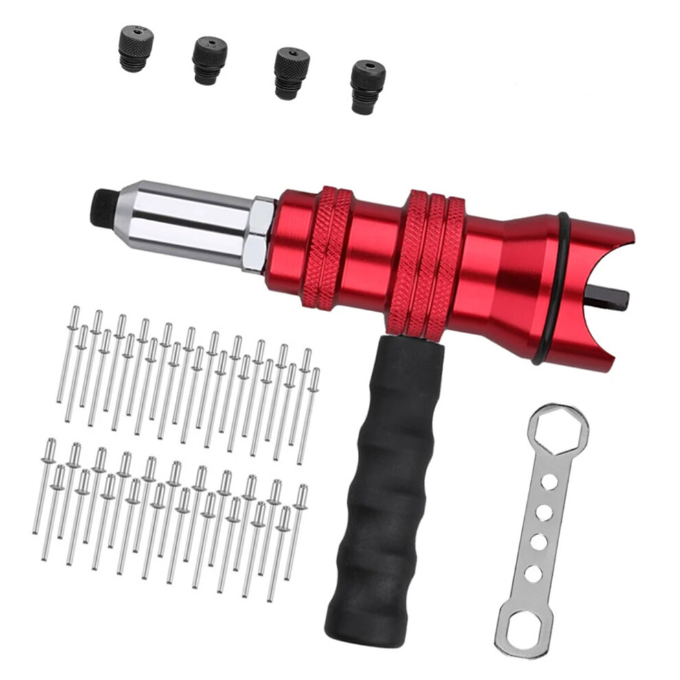 Ergonomic Rivet Guns Adapter 100Pc Rivets Reduce Hand Fatigue 7696000916545
