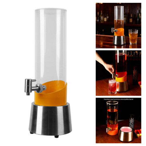 Party Pubs Use 3L Beverage Dispenser Rainbows LED Effect Nonrust 1