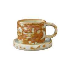 Insulated Ceramic Mug for Office Home Study Setting-whitewash