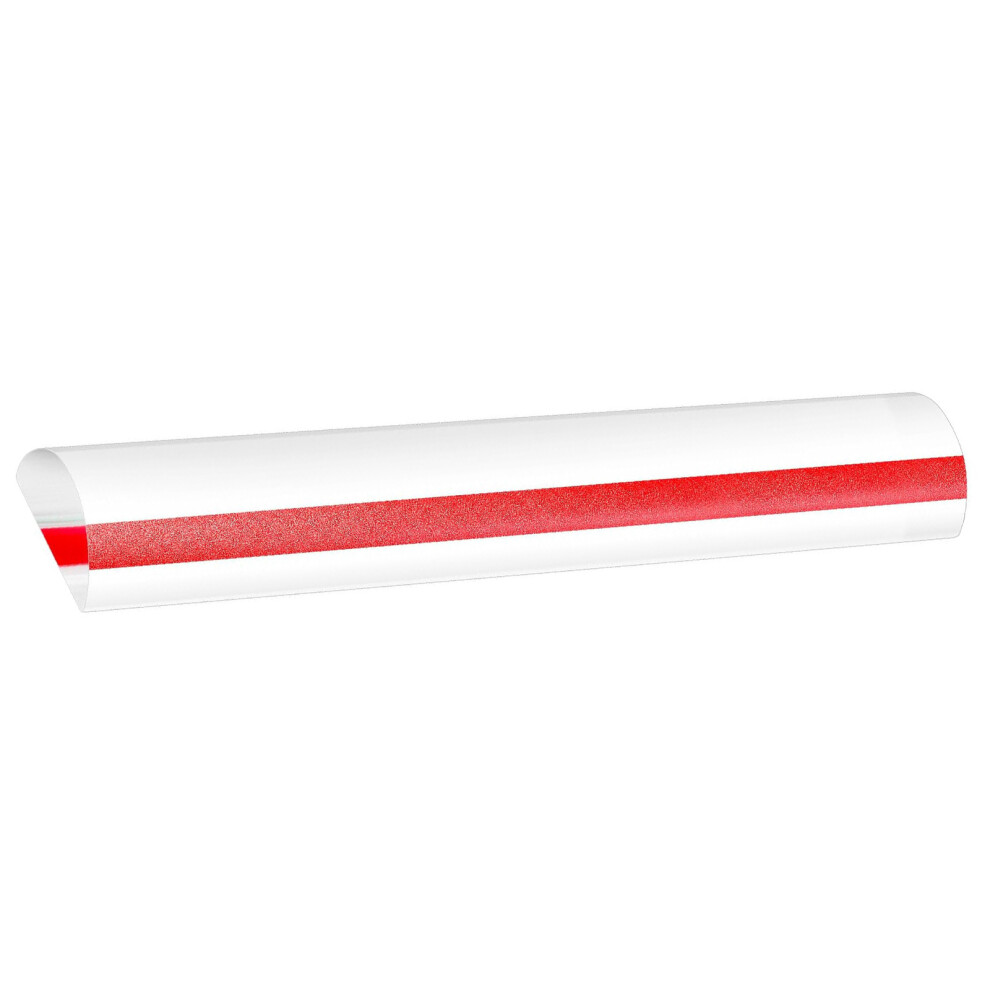 Red Magnifying Ruler Bar With Guiding Marker For Reading Small