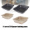 Pack of 3 Versatile Baking Sheet Square-6 inches Black model 7