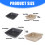 Pack of 3 Versatile Baking Sheet Square-6 inches Black model 4