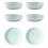 Pack of 6 Small Appetizer Dishes Plate Perfect for-Wanqing 1