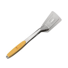 Barbecue Tongs 304 Stainless Steel Cooking Tongs with-Yellow