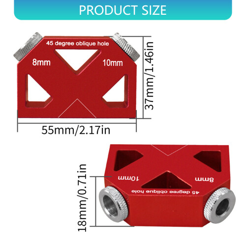 Sturdy Aluminum Construction Center Punch Provide Longevity for 2