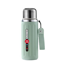Elegant Insulated Travel Bottle With Cup Stainless-Green 600ml
