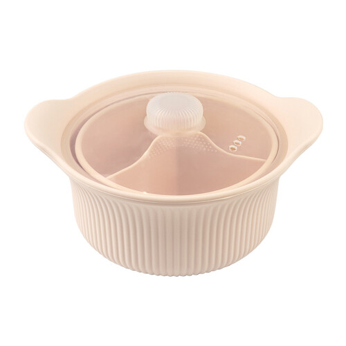 Large NonStick Microwave Steaming Pot with Handle and-da hao
