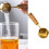Decorsative Wooden Handle 14ML Spoon Measuring Tool-gold plated 3
