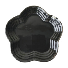Bright Macaron Hues Ceramics Small Plate For Contemporary-black