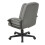 Living And Home Swivel & Height Adjustable Office Chair with High Back, Grey 3