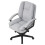 Living And Home Swivel & Height Adjustable Office Chair with High Back, Light Grey 1