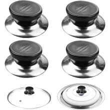 Accessori essenziali per la cucina, maniglia di sollevamento in acciaio inossidabile, parti di ricambio in bachelite per pentole e padelle