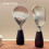 Wooden Handle Rice Spoon Paddle Household-Plastic handle squar 7