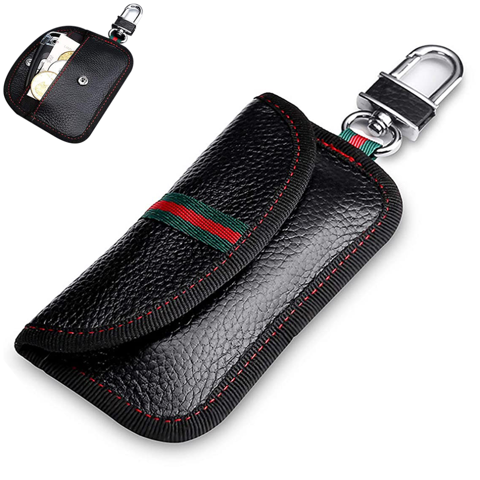 Anti-Theft Car Key Security Double Pack Faraday Bag For Key Fob 9198585684256