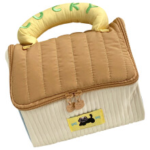 Praktische Make-up-Organizer-Kosmetiktasche mit großem-braun