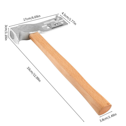 Attractive Face Oaken Handle for Roofing Efficiency Durability 2