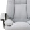 Living And Home Swivel & Height Adjustable Office Chair with High Back, Light Grey 4