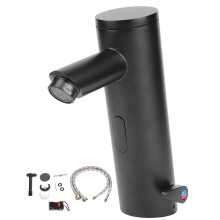 Energy-saving Water-saving Faucet, Automatic Touchless Operation, Black Antique Brushed High-quality Brass, Rust-resistant & Wear-resistant, G1/2