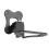 Support de montage de haut-parleur Invisible, Solution de-Noir 1