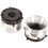 Adaptateurs de bobine NAB en aluminium de 10 pouces,-argent 1