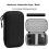 Travel Hard Carrying Case Protective Electronic Storage-Black 5