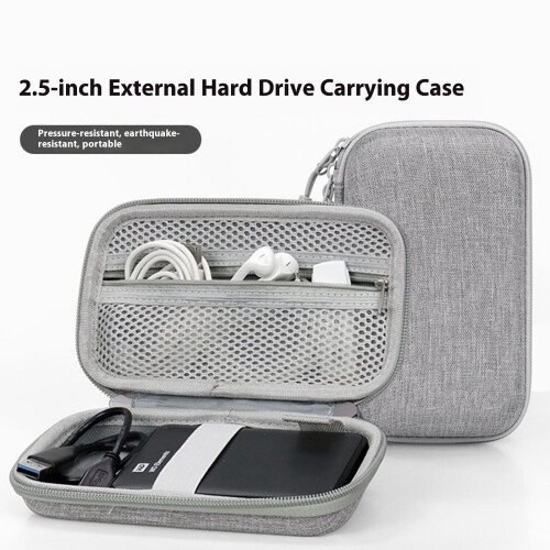 Travel Hard Carrying Case Protective Electronic Storage-Black 1