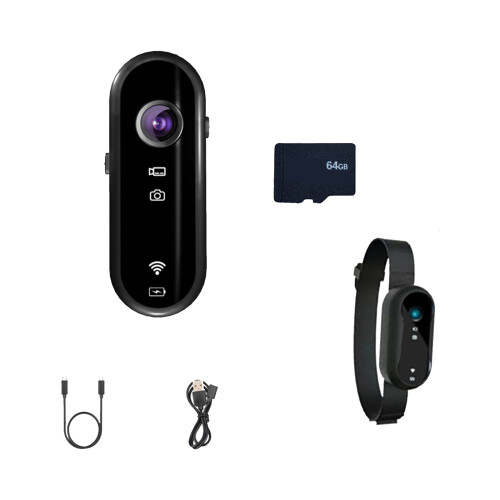 Caméra d'action imperméable IP68 Plan dense Résolution 1080P-64g