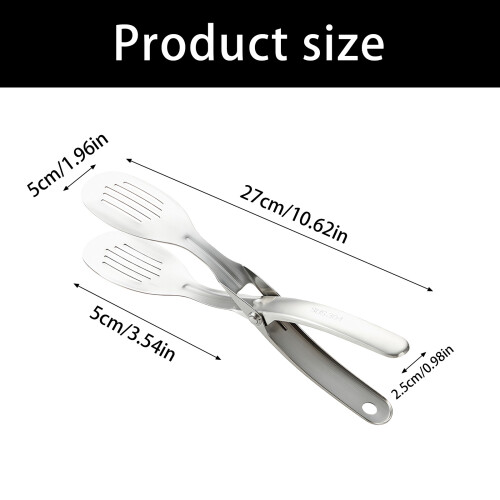 Stainless Steel Multiple Use Kitchen Tongs for Barbecue Steak 2