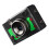 Shockproof Flip Screen Camera 1080P Video-Black and green 1