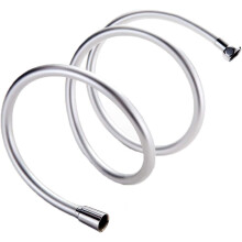 Prolunga per tubo doccia, tubo esterno in PVC multistrato resistente con interfaccia in rame per connettore universale per rubinetto.