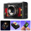 Shockproof Flip Screen Camera 1080P Video-Black and green 4