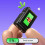 Shockproof Flip Screen Camera 1080P Video-Black and green 7