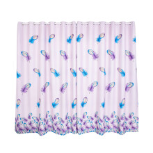 Verduisterend gordijn met verenpatroon, moderne raamdecoratie, 1 x 2,5 m, polyester drievoudig geweven stof, voor woonkamer, slaapkamer,