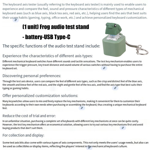 Kit de test de commutateurs pour claviers mécaniques, 1