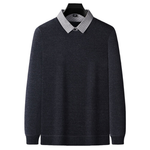 Peluche molleton épais faux deux pièces pull