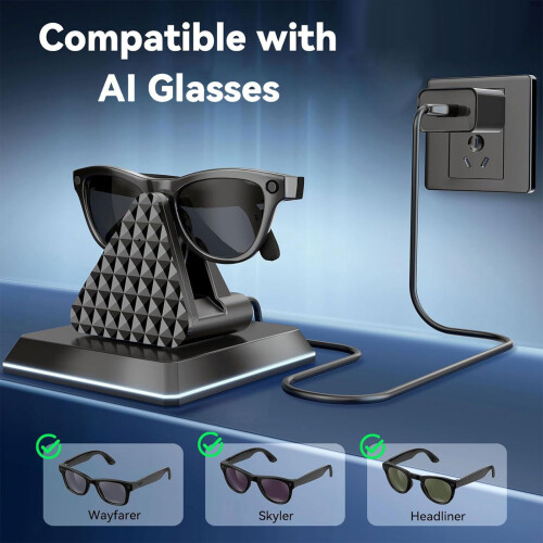 Oplaadhubs voor Ray Smartests Eyewears Accessoire Snel-Wit 1