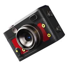 Lichtgewicht digitale camera voor kinderen,-Zwart en rood