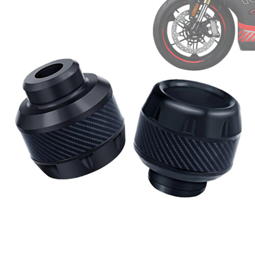 Motorcycle Fork Sliders Front Fork Crash Protectors for Moped Scooter Damage Protection Black