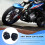 Motorcycle Fork Sliders Front Fork Crash Protectors for Moped Scooter Damage Protection Black 2