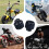 Motorcycle Fork Sliders Front Fork Crash Protectors for Moped Scooter Damage Protection Black 3