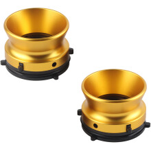 2 stuks aluminium ABS tapemachineadapters Hoge stabiliteit-goud