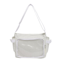 Moderne transparente Umhängetaschen für jugendliche-Weiß