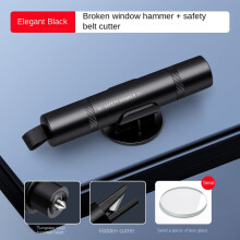 Car window breaker with cutting car safety hammer
