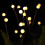 Solar-Glühwürmchen, warmes Licht, 6-köpfige 5