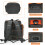 Heavy Duty Speaker Carrying Bag Adjustable Shoulder Strap-Black 7