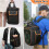 Heavy Duty Speaker Carrying Bag Adjustable Shoulder Strap-Black 6