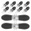 12Pcs Compact Corn Picks Multi-Function Stainless Steel and Silicone 1