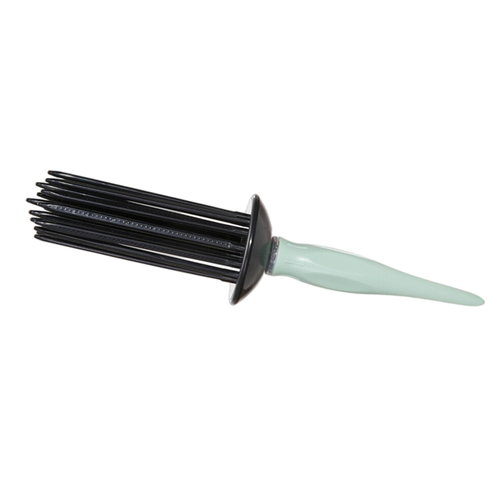 Unisex Green Curl Defining Comb Hairstyle With Curl Defining Brush