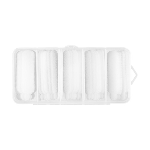 60Pcs 3D Silicone Double Nail Forms Mould Sticker Set for Nail